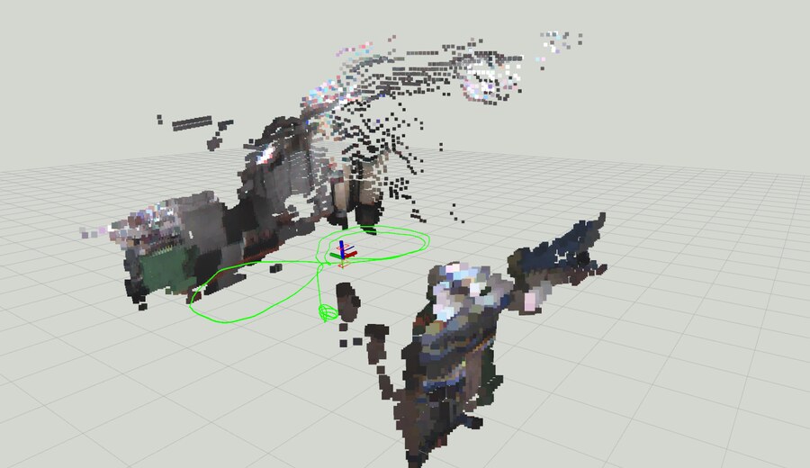 VINS-Fisheye point cloud preview