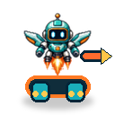 SOAR robot in walking mode